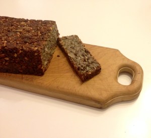 Quinoa almond flaxseed bread